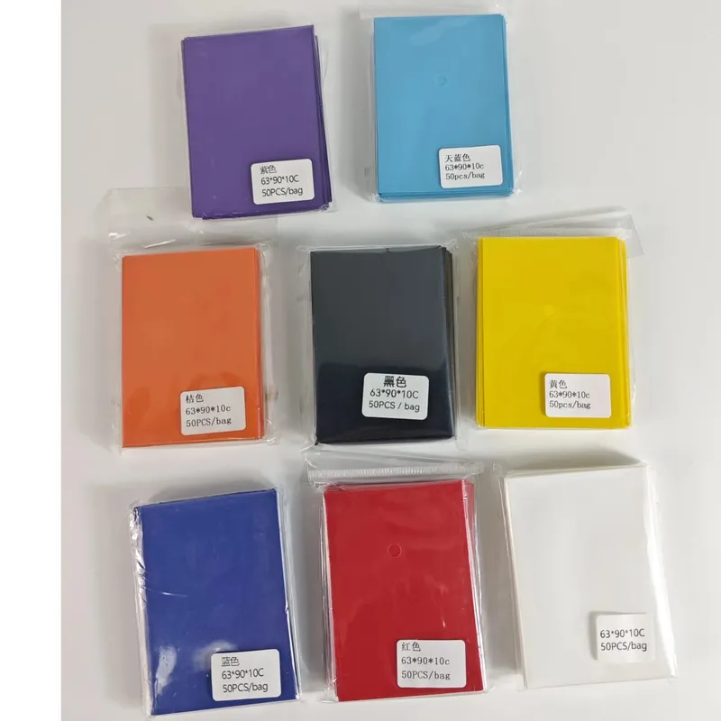 50 sztuk/paczka koszulki na karty Yugioh Anime Yu-Gi-Oh! TCG OCG Karty kolekcjonerskie Gry planszowe Matowe etui ochronne na karty 63x90 — image 6