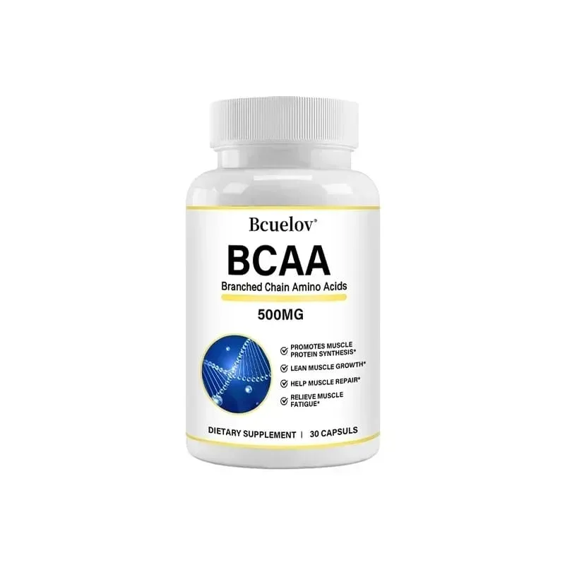 Supplement – Branched Chain Amino Acids Capsules – Enhance Strength and Energy Levels Increase Muscle Mass