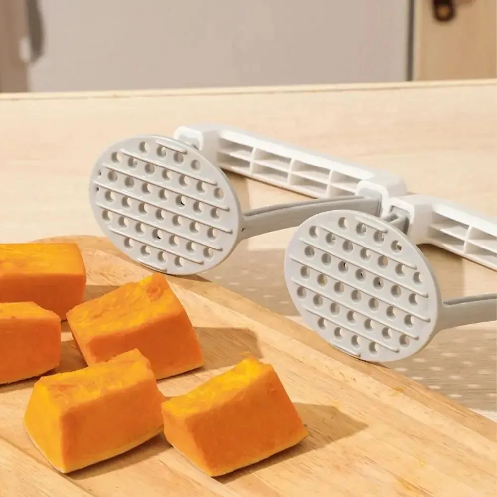 1 PC Bærbar plastik manuel kartoffelmoser – køkken og hjemmebrug kartoffelmoser og presse – multifunktionel foodprocessor — image 5