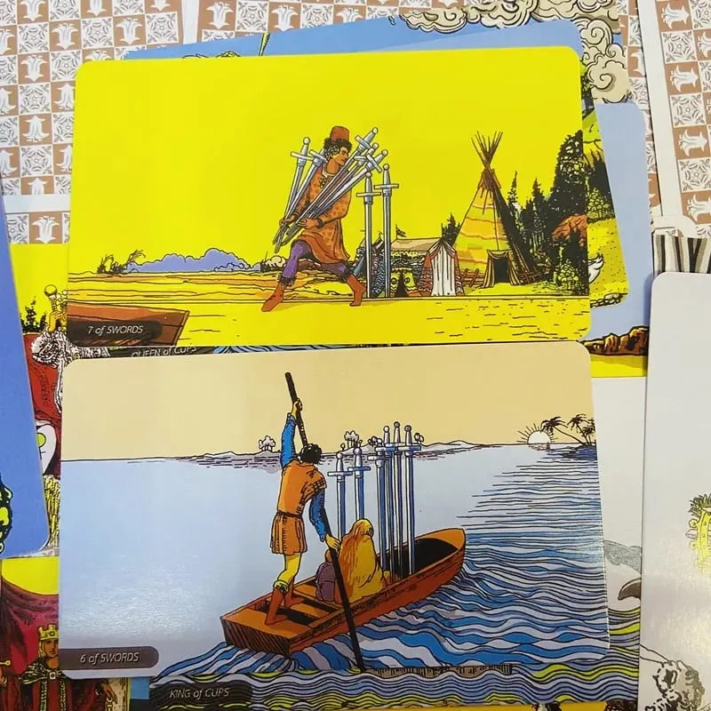 New RWS Panorama Tarot cards A 78 Deck When Wide Angle Lens Show You New Perspective of RWS Board games — image 4