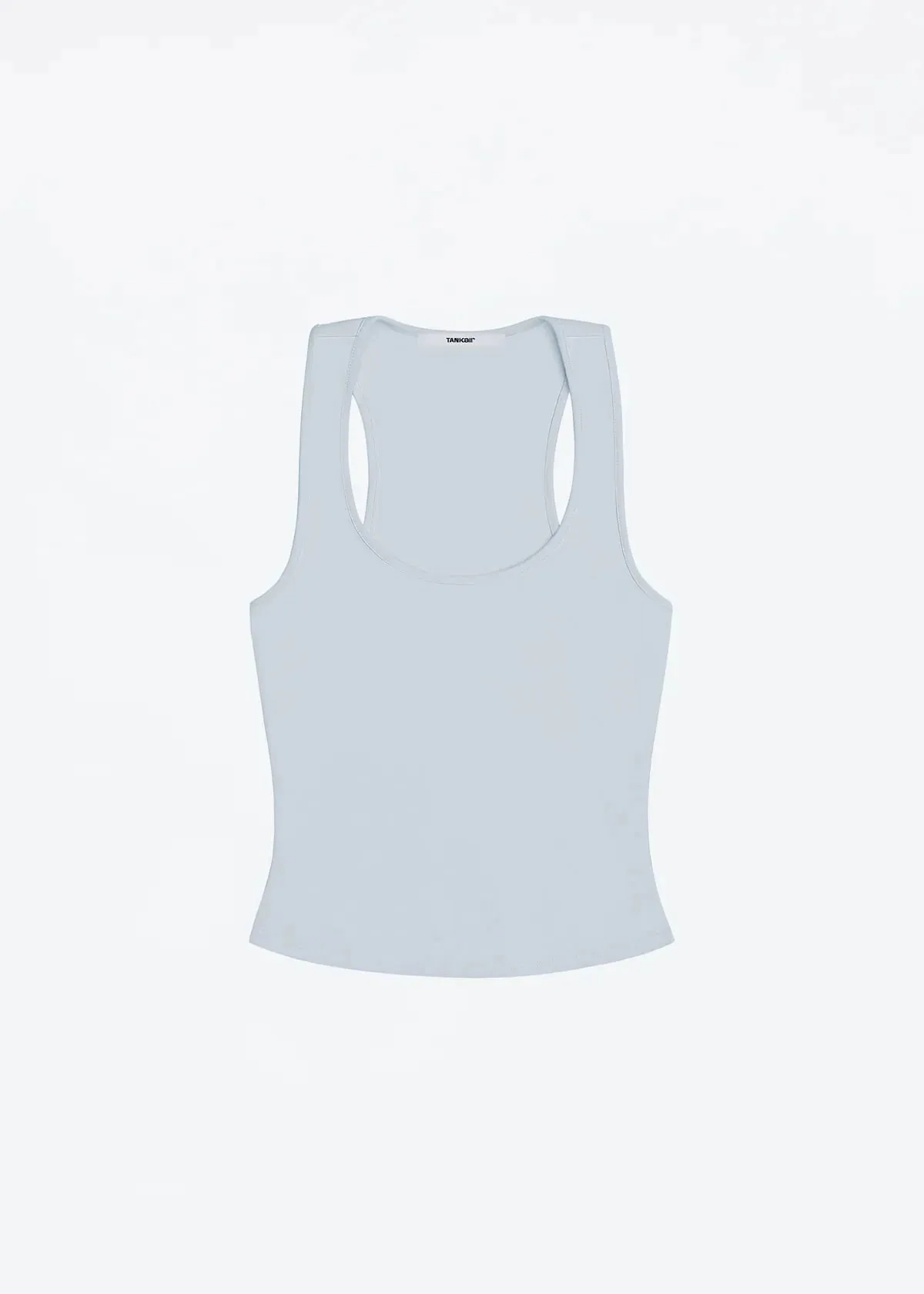 Tank Classic X-shaped Backless Baby Blue and Misty Gray Multi-color Comfortable Elastic Waist Tight Fit Backless Top — image 7