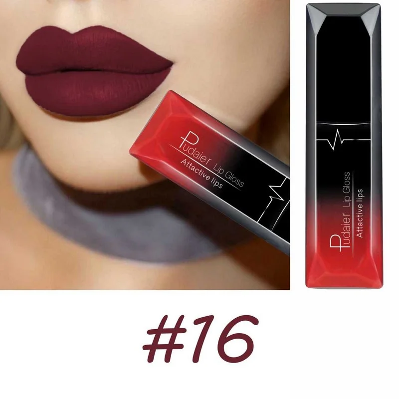 Velvet Matte Liquid Lipstick Waterproof 17 Long Lasting Colors Non Stick Cup Kissproof Smooth Soft Lip Tint for Girls — image 19