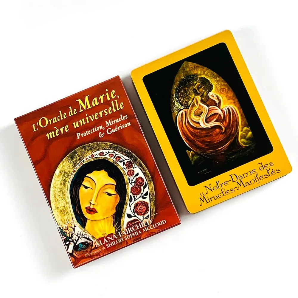 L'Oracle De Marie 44 cartes édition française Divination Oracle Deck Divine Mother Energy Parfait pour la guérison et l'orientation spirituelle — image 2