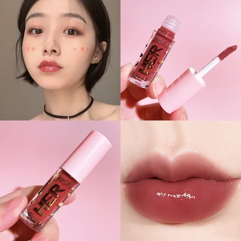 8 Colors Liquid Lipstick Waterproof Moisturizing Long Lasting Shiny Lip Gloss Natural Makeup Jelly Lip Glaze Shimmer Cosmetics — image 9