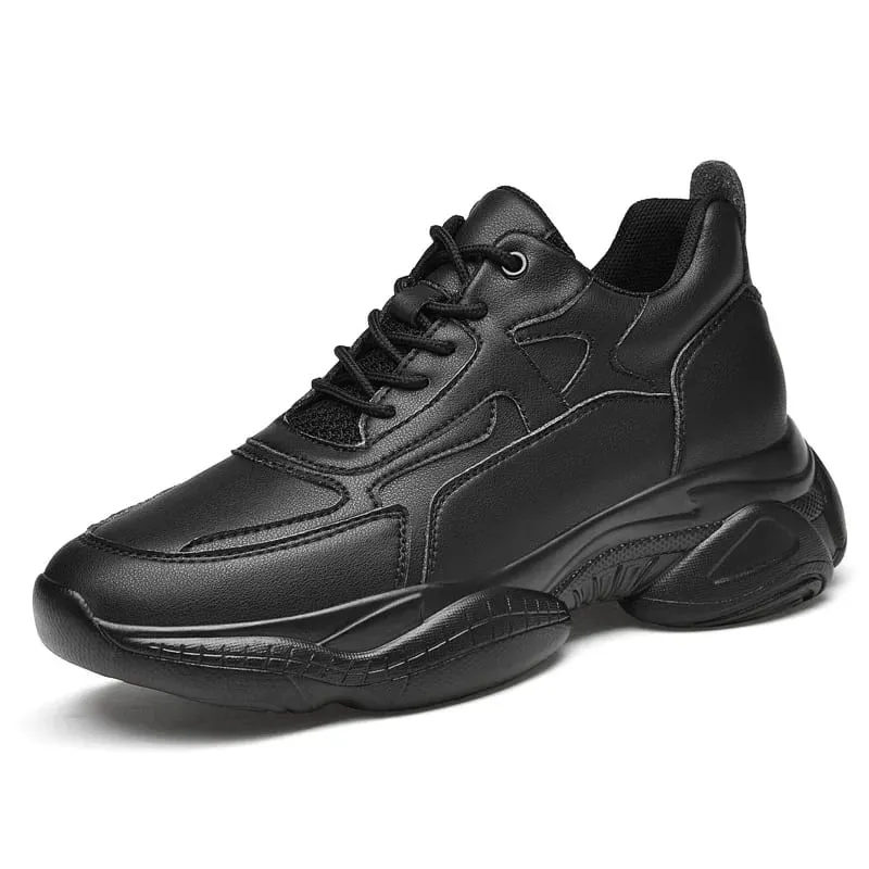 New style invisible height-increasing men's shoes 10CM trendy men's sports and casual shoes