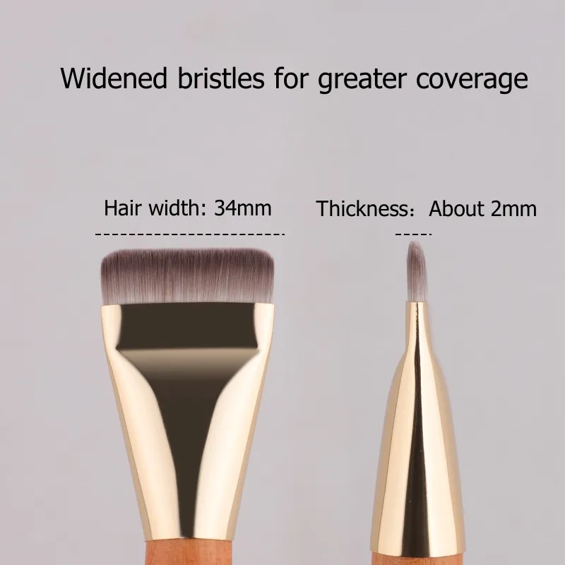 Ultra Thin Foundation Makeup Brushes Flat Top Angled Professional Face Contour Make Up Brush