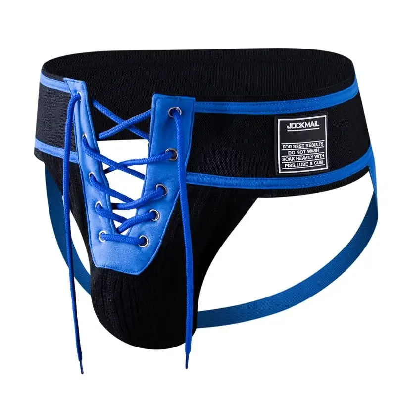 Jockmail Sexy Men Underwear Briefs Jockstrap Bare Buttocks Panties Gay Male Panties Shorts Bulging Bag Soft Underpants Cueca — image 36