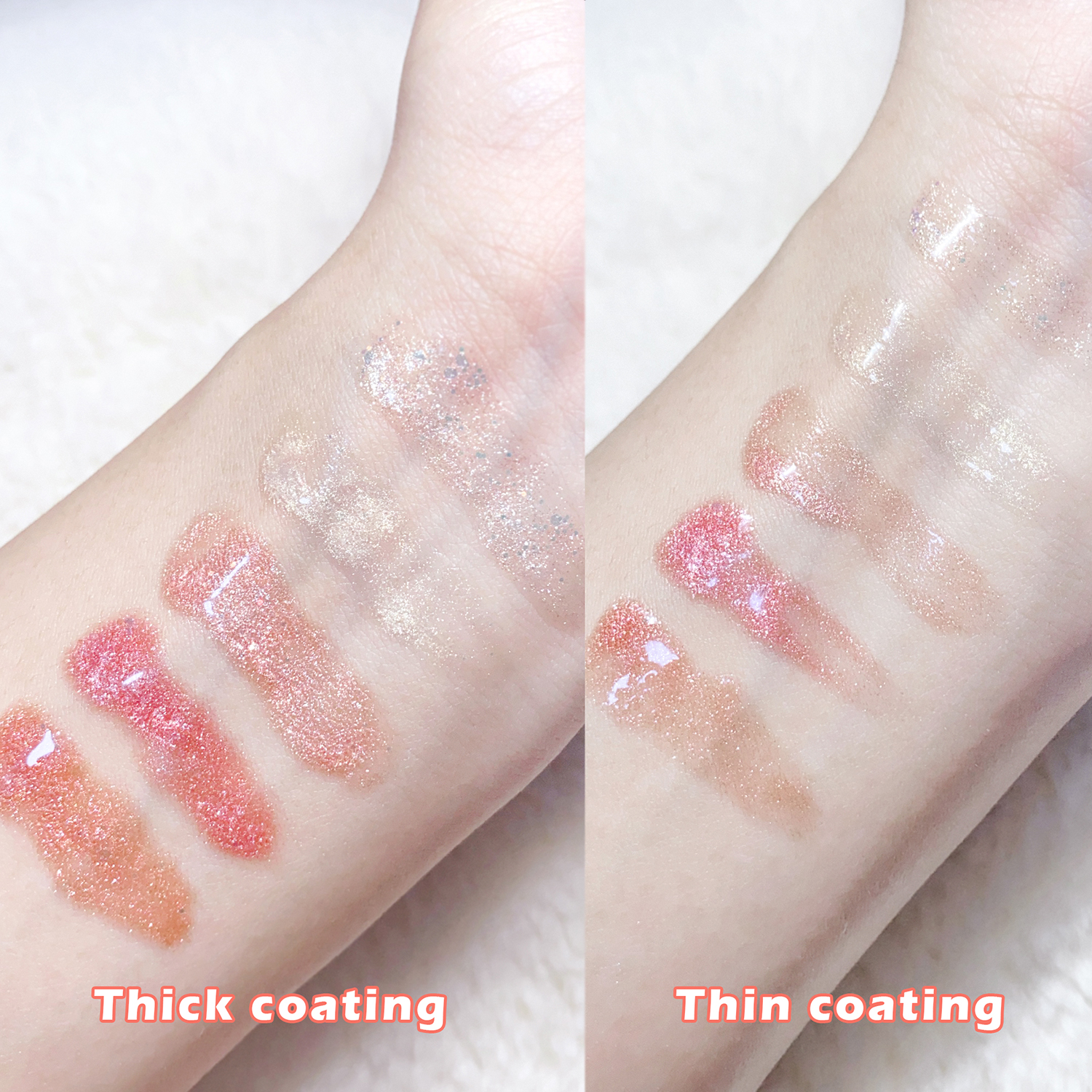 Sweet sparkling lip glaze mirror lip shine light lip gloss transparent lip gloss water gloss pure desire — image 5