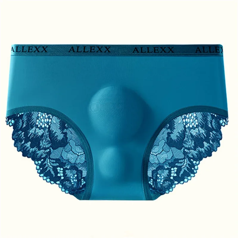 Sous-vêtements pour hommes dentelle cuecas masculino 3D vaisseau spatial calzoncillos hombre imprimé léopard lencerías muy hot sexys tøy hommes lingerie — image 4