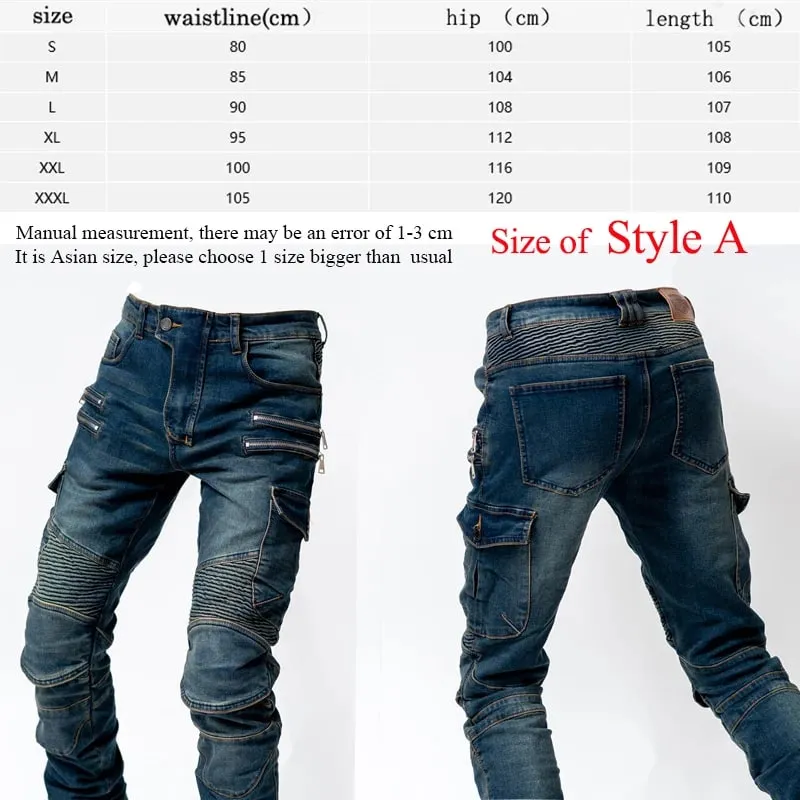 New Autumn Men Pants Casual Tactical Jeans Male Multiple Pockets Cargo Pant Casual Straight Dimem Jeans Trousers Plus Size S-4Xl — image 7