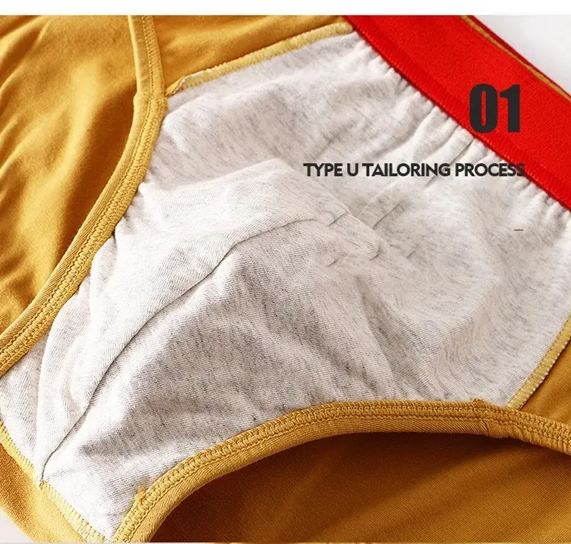 1/3PCS männer Slips Aus Reiner Baumwolle Hohe Qualität Bequeme Unterhose Atmungsaktive Shorts Unterwäsche Dessous Höschen Calcinha Cuecas — image 8