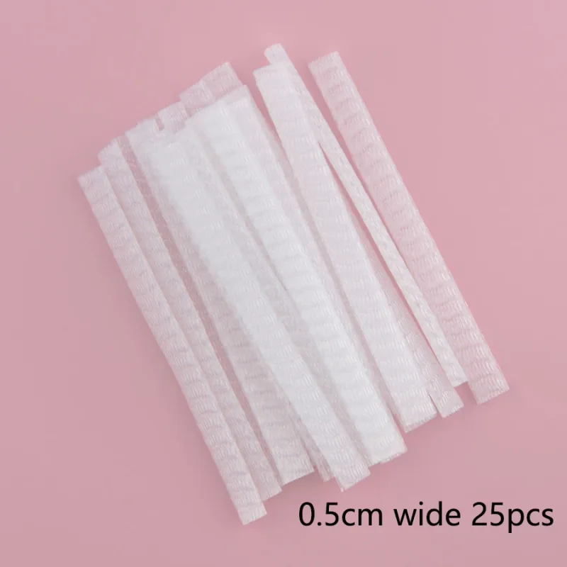 Makeup brushes protective Net Cover 50 pcs Cosmetic tools Pen cover protector Elastic plastic white sheath mesh — image 11