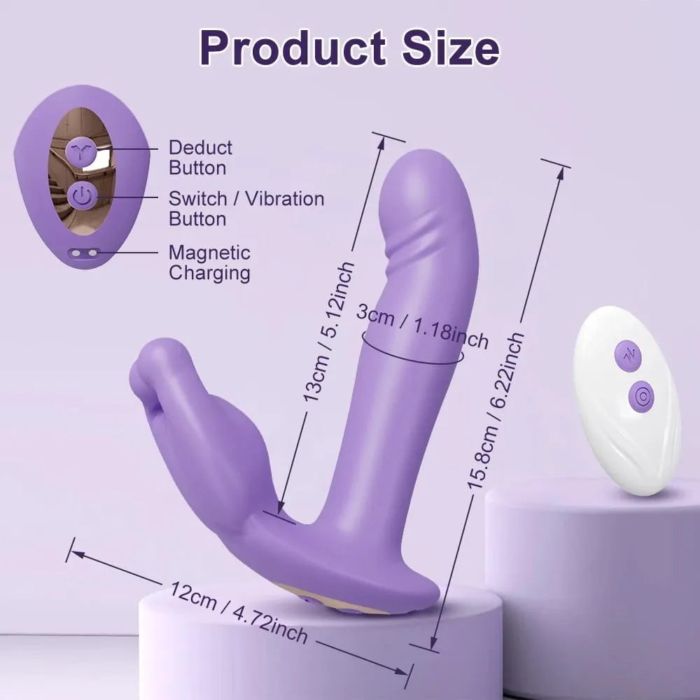 G-Spot Rabbit Vagina Vibrator for Women Remote Control Clitoris Stimulator Wearable Panties Dildo Vibrator Sex Toy for Women — image 4