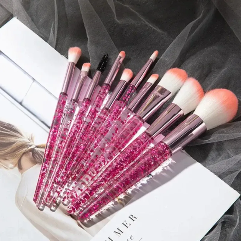 10PCS Makeup Brush Set Professional Super soft detail brush Blush Brush Foundation Concealer Eyeshadow Brush Lady Beauty Tool — image 2