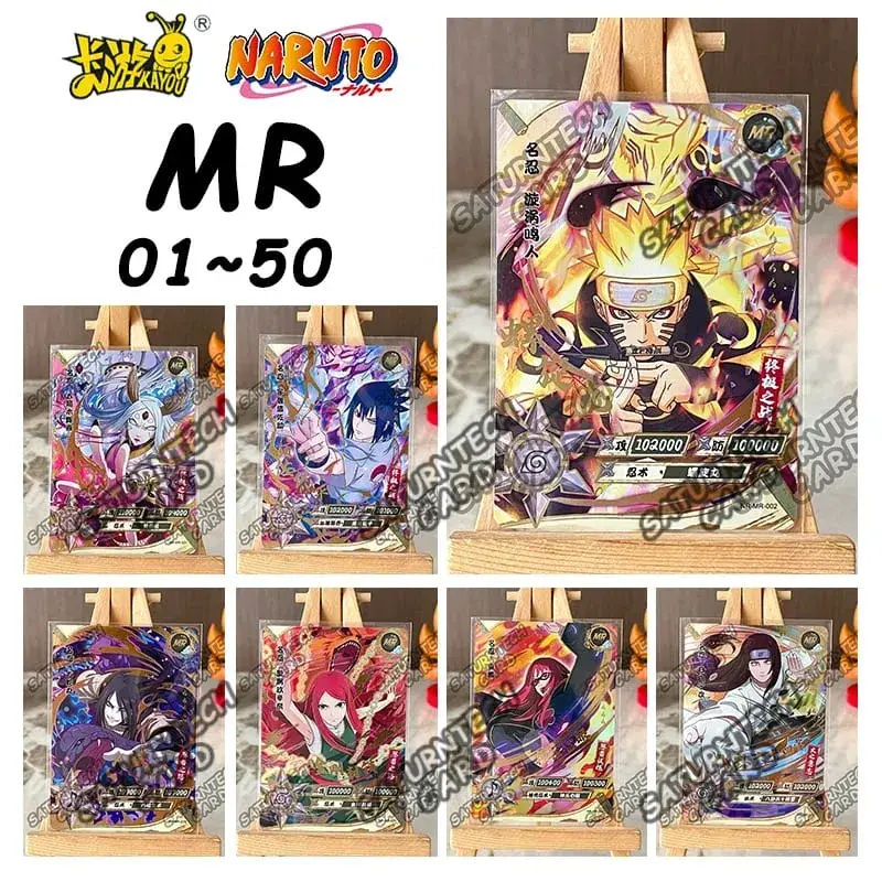 Naruto Card Set Full Series SE BP NR CR PR GP CP SP MR PR SLR OR AR UR ZR Cards Sasuke Anime Collection Card Toy Gift — image 2