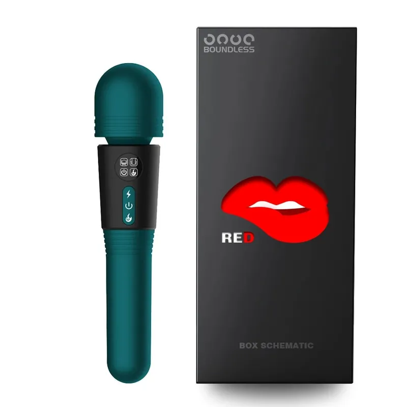 Double-Headed Women Vibrator AV Magic Wand G-Spot Vagina Nipple Stimulator Dildo Erotic Masturbator Massage Sex Toys for Couples — image 9
