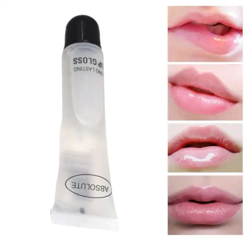 Clear Hydrating Lip Oil in Soft Tube - Moisturizing Treatment to Reduce Lip Lines & Heal Cracked Lips Non-Sticky 18ML — image 4