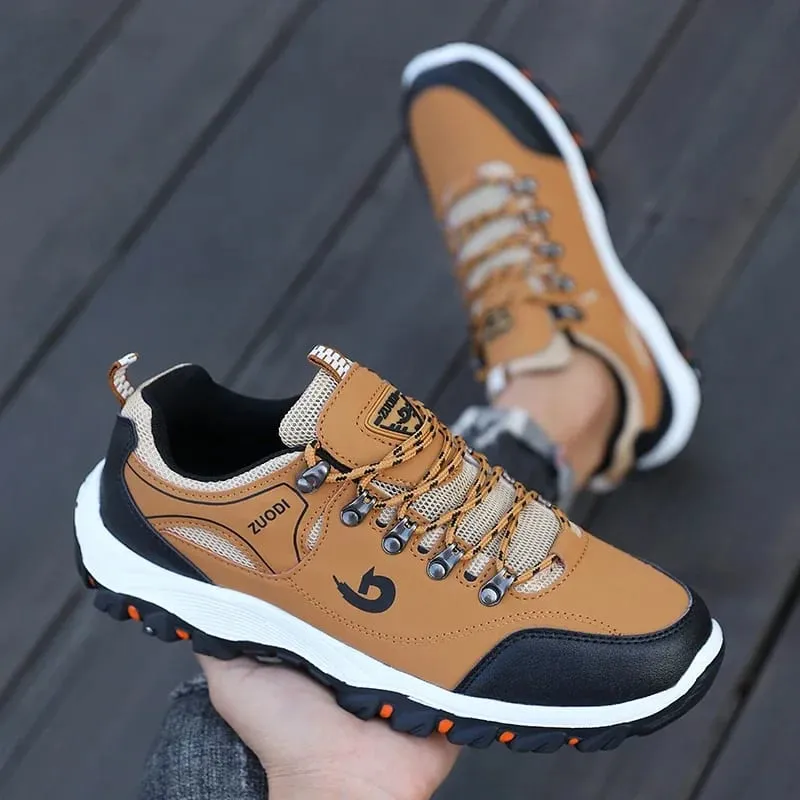 Hiking Boots Men's Black Sneakers Waterproof and Durable Mountaineering Shoes Vulcanized Shoes for Men Size 39 48 Elegant Shoes — image 8