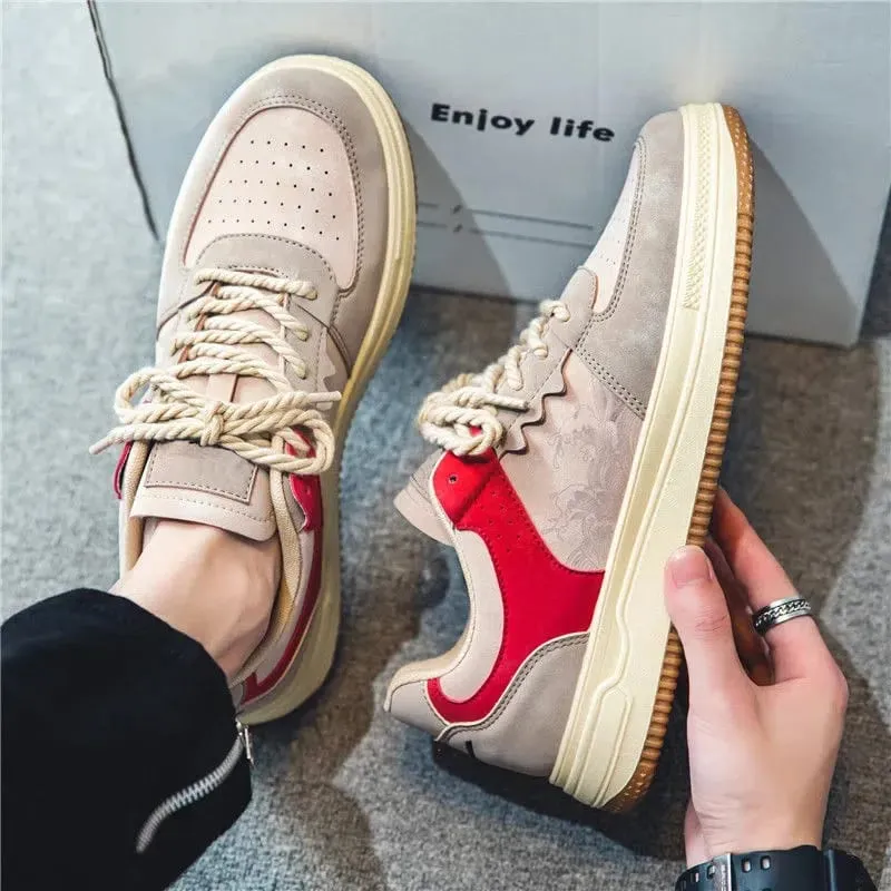 Men Skateboarding Shoes Canvas Comfortable Vulcanized Shoes All-match Men Casual Sneakers Fashion Student Shoes Male — image 3