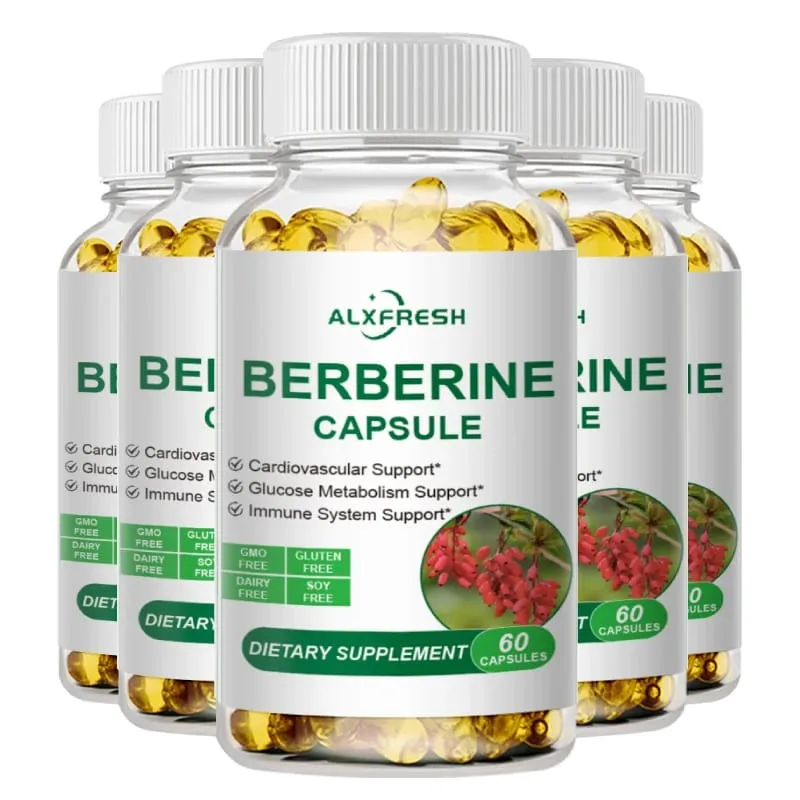 Berberine Extract 1500Mg for Promotes healthy cholesterol and Aids cardiovascular function Gastrointestinal Function Antioxidant