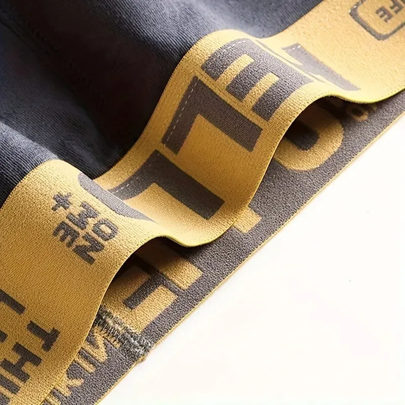 5Pcs Men's Underwear Summer Men Briefs Male Large Size Boy Comfortable Solid Underpants Fungi-Proofing Men Panties — image 4