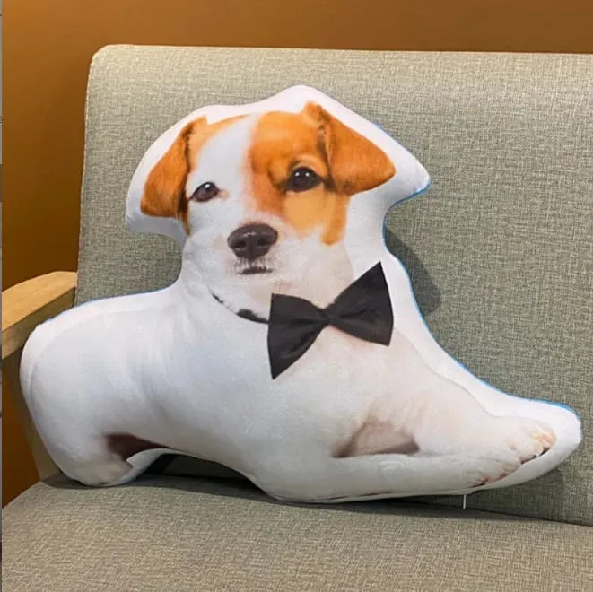 3D printed simulation dog pillow funny pet shaped pillow living room bedroom soft decoration personalized holiday gift — image 35