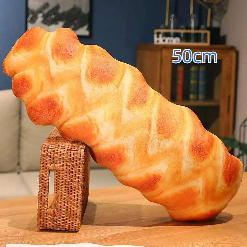 20/50cm Long Bread Pillow Stuffed Like Real Sesame S Cheese Denmark Toast Chopped Green Onion Sleeping Hug Support Leg Gift