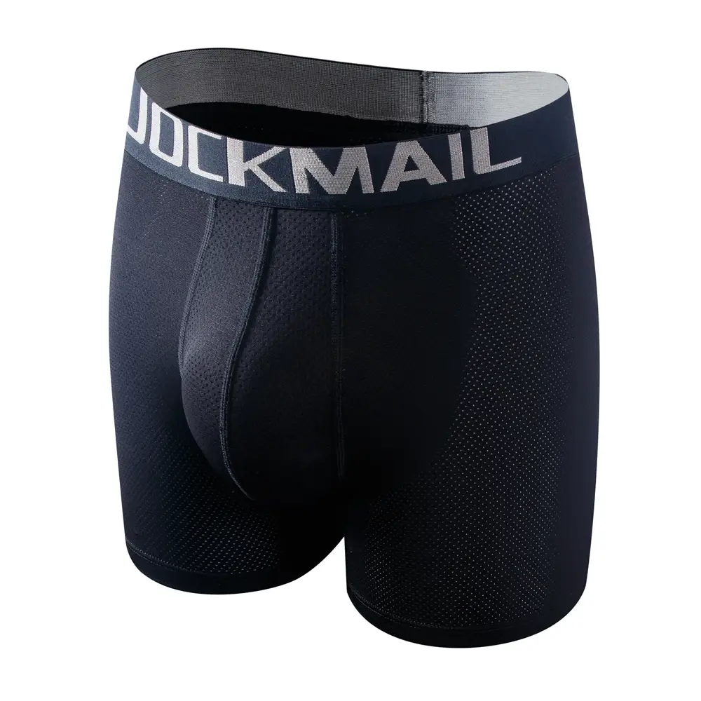 Sexiga män underkläder Boxer 3D hängmatta-formad påse för män Designad ventilerande nätpaneler män boxershorts trunk herrkalsonger — image 11