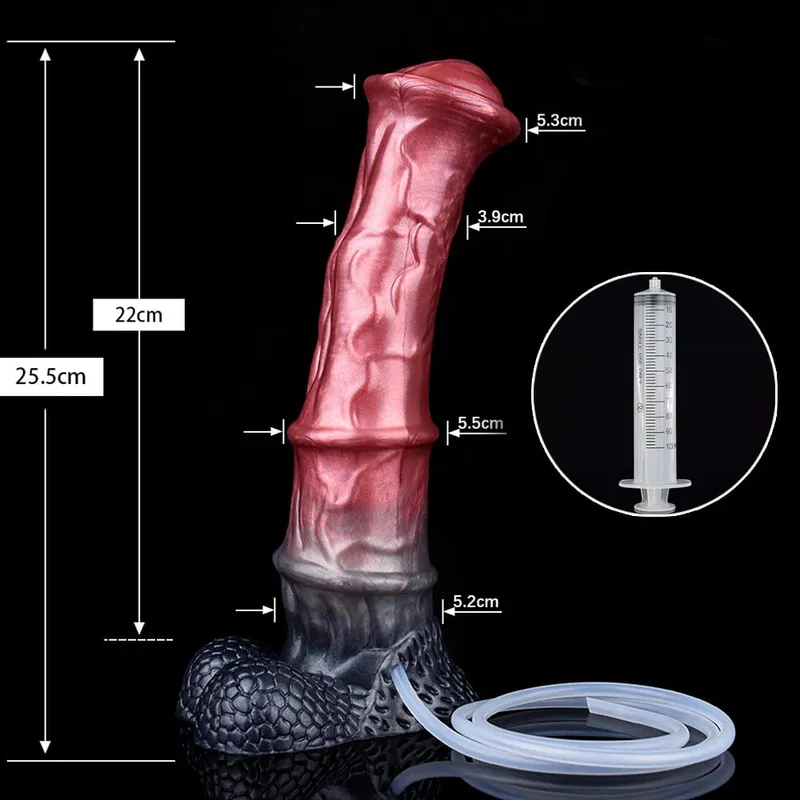 Fışkırtma At Anal Yapay Penis Canavar Sahte Penis G-spot Stimülatörü Mastürbasyon Butt Plug Horoz Seks Oyuncak Kadın Erkek Flört — image 11