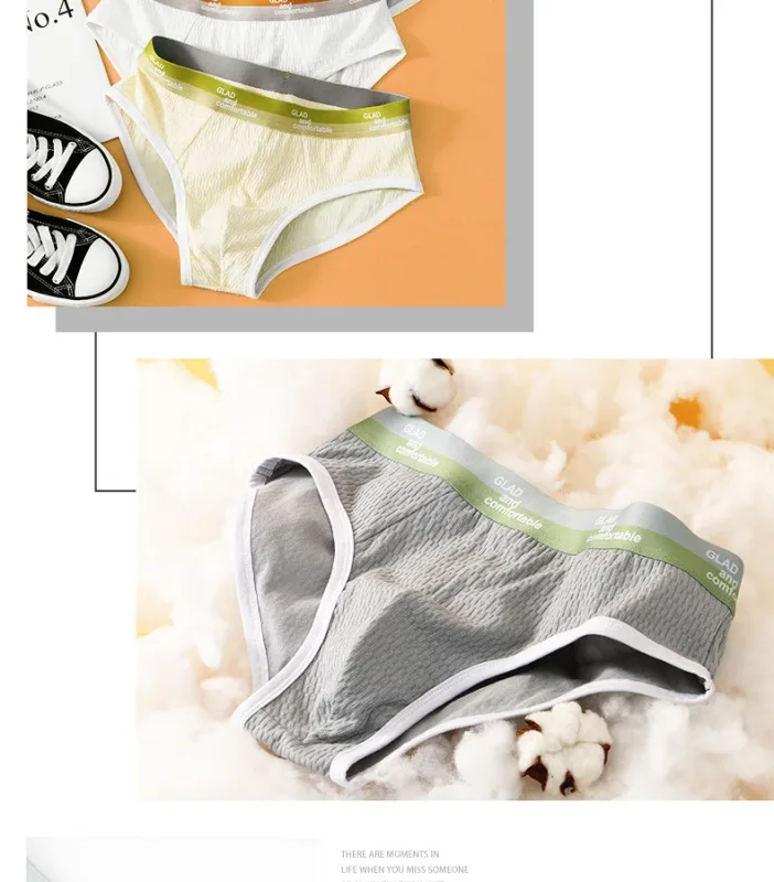 Novedad de verano, calzoncillos de algodón de Color sólido para hombre, ropa interior fina transpirable minimalista, bañadores de moda, calzoncillos de Bikini para hombre — image 8