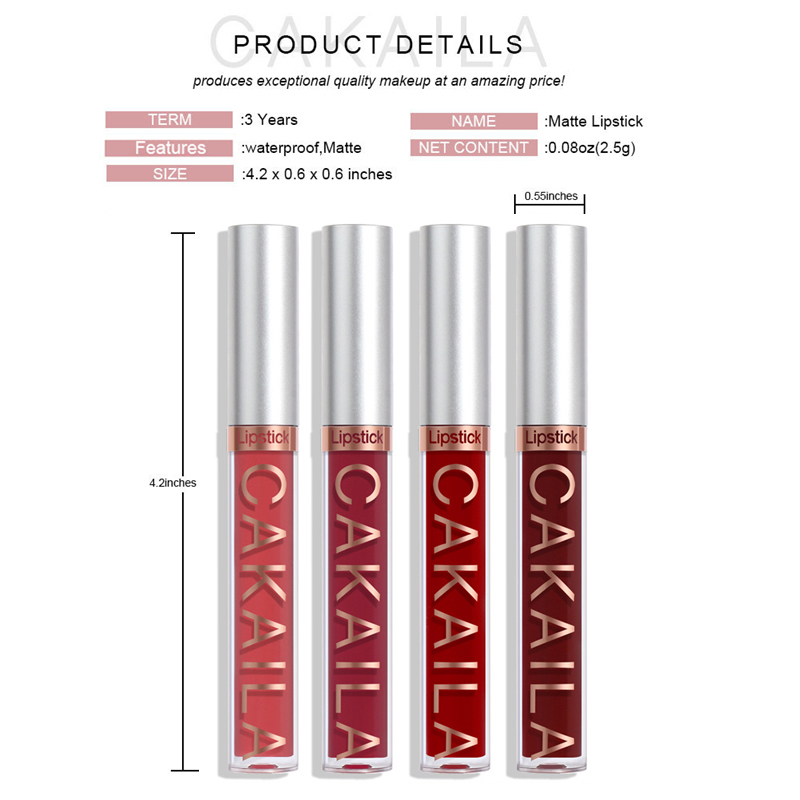 18 Color Waterproof Matte Velvet Lip Glaze Lasting Silky Liquid Lipstick Not Easy To Fade Lip Gloss Makeup Sexy Lip Tint