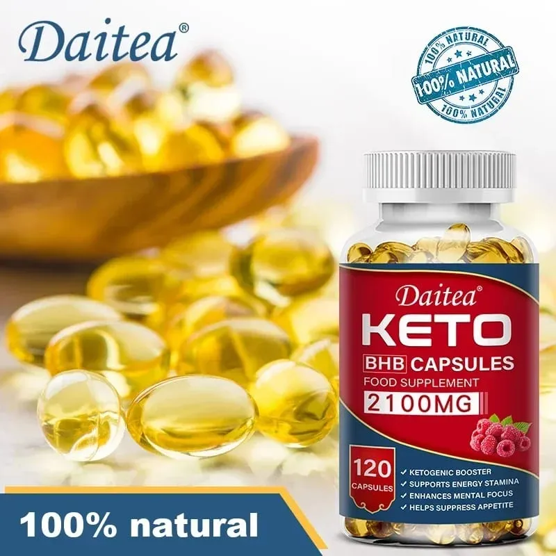 Weight Loss Capsules - 2100 mg - Ketogenic Enhancer Weight Management Fat Metabolis
