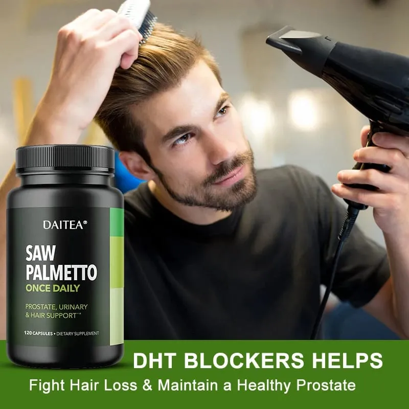 Daitea Saw Palm Capsule Prostate Health Supplement Support Urinary Tract Health Support Bladder Health Promote Hair Growth — image 5