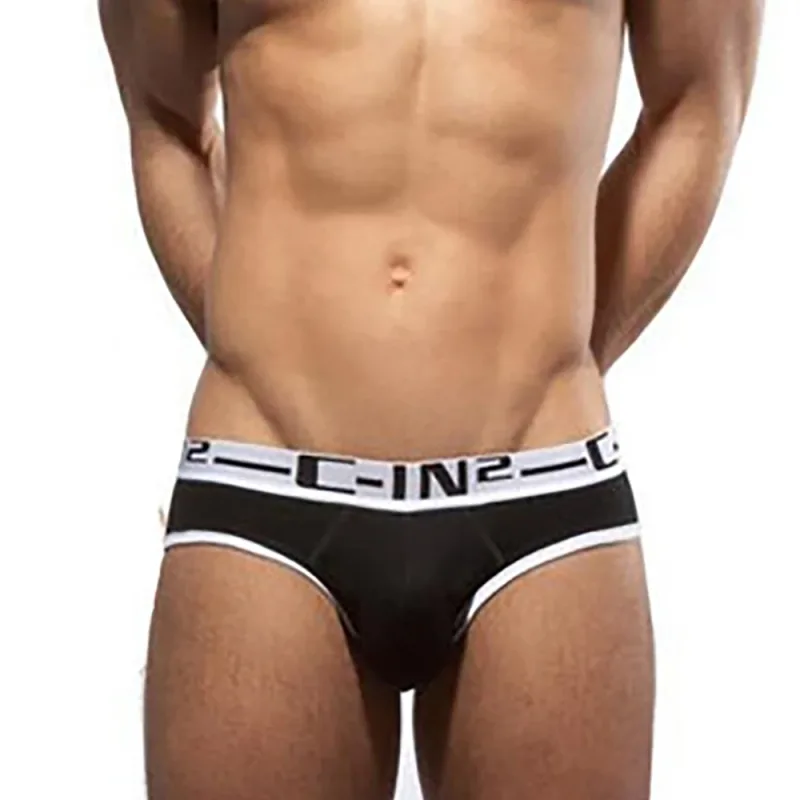 New Arrival Men's Underwear Vintage Breathable Cotton Underpants Beach Style Boxer Low Waist T-back Fashion Briefs For Male — image 13