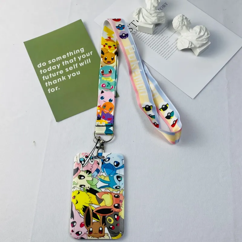 Cute Couples Lanyard For Keys Chain Credit Card Cover Pass Mobile Phone Charm Straps ID Badge Holder Key Accessories Gifts — image 6