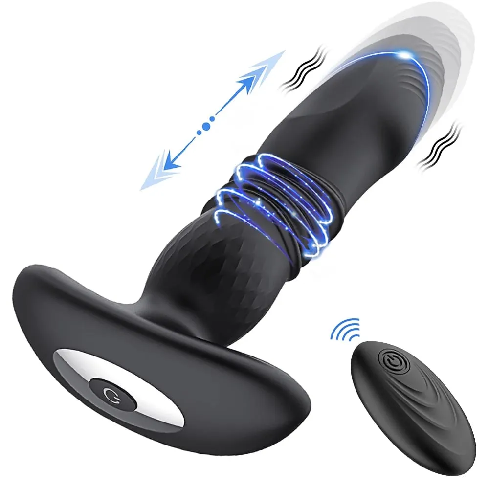 APP Control Vibrator Telescopic Vibrating Anal Plug Remote Control Sex Toy for Adult Anal Dildo Male Prostate Massager Anal Plug — image 5