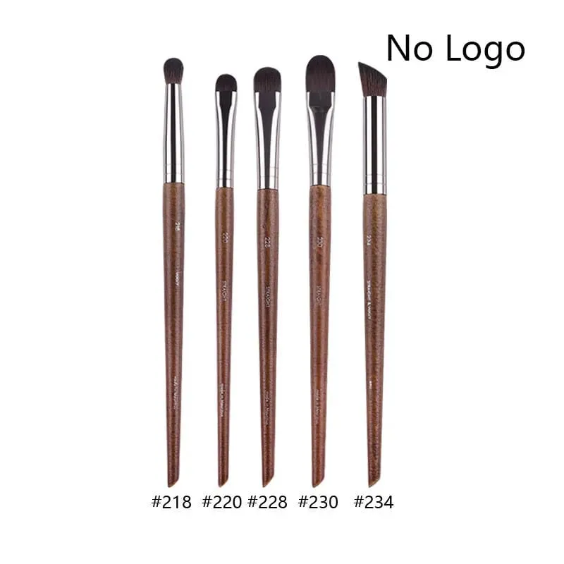 5pcs/set Natural Wood Eyeshadow Makeup Brushes Eye Detail Make Up Brush Concealer Crease Smudge Cosmetic tools Set Thin liner — image 27