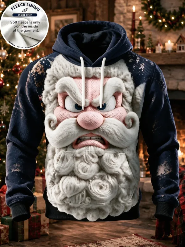 3D Print Thanksgiving Fleece-hættetrøje Kalkun Festmiddag Full Print Pullover Langærmet Kængurulomme Holiday Sweatshirt