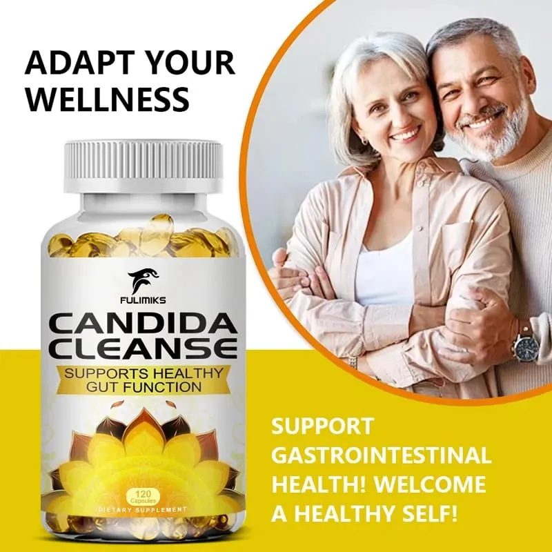 Fulimiks Candida Cleanse - Antioxidant Intestinal Cleansing and Detoxification Promote Digestion & Metabolism - 120 Capsules — image 5