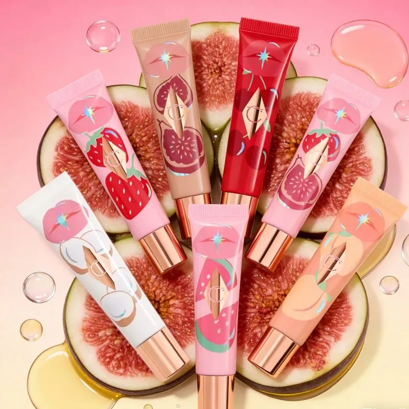 Charlotte Tilbury CT Makeup Sets Highlighters Lip Blam 4 Color Eyeshadow Palette Lip Gloss Lip Blam Set Pillow Talk Long Lasting — image 3