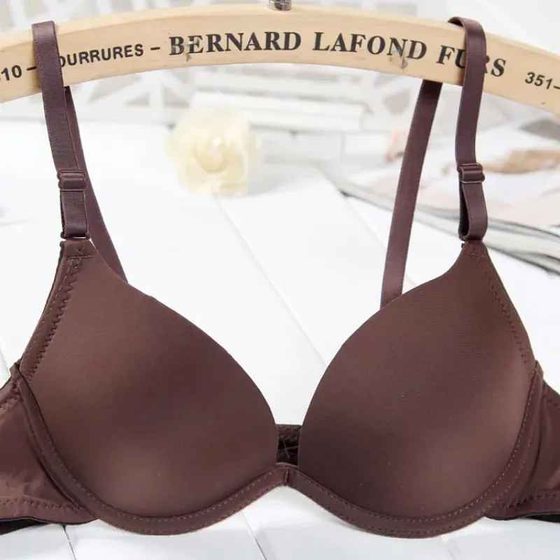 Sexy Womens Lingerie Small Breasts Deep V Brassiere Support Bra Underwired Bralette Padded Bh Top 28-36 AA A B Cup — image 9