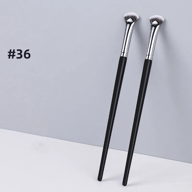 Pincel de cílios em formato de leque, macio, sem derramamento, beleza profissional, pincéis de maquiagem, rímel, iluminador, pó, ferramenta de manchas, 1 peça — image 4