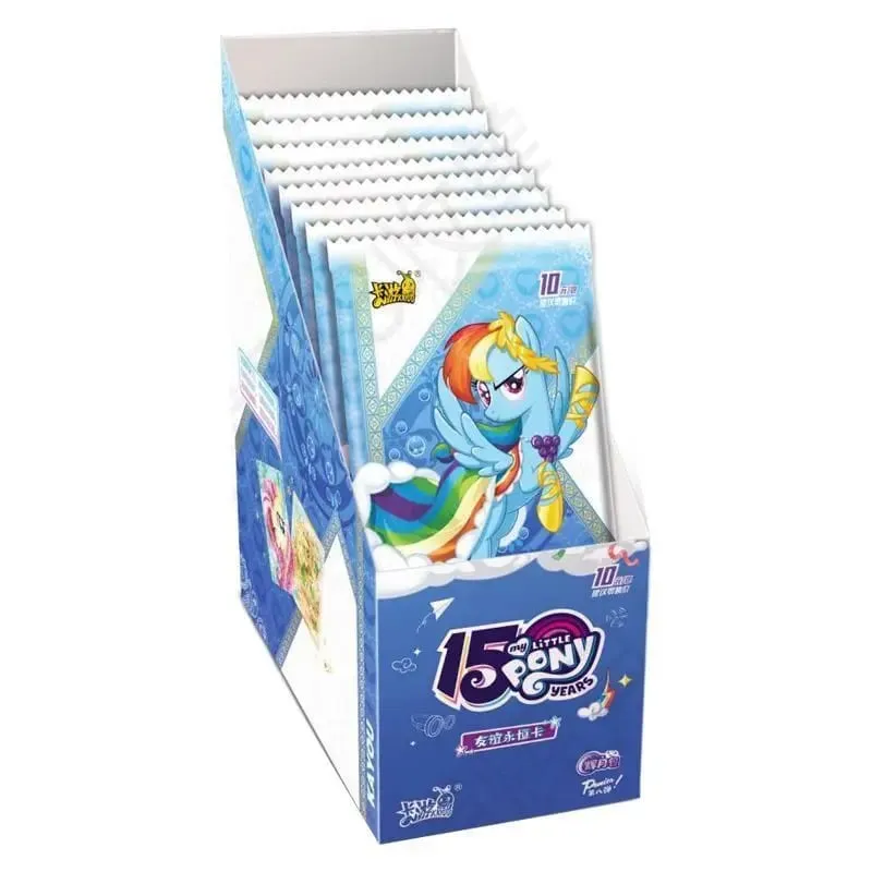 Genuine My Little Pony Card Friendship Forever Glorious Moon Pack Sparkling Colored Gemstones Anime Collectible Cards