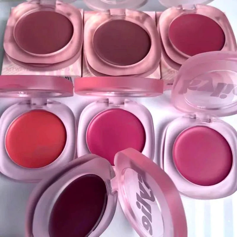 Kylie Hybrid Kissed Power Lip and Cheek Glow Balm Gloss Drip Cream Peach Pink Blusher Lasting Brighten Facial Rouge Cosmetics — image 7