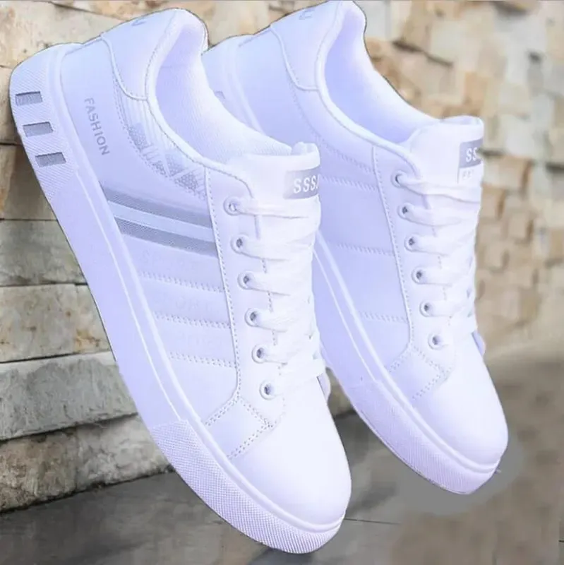Fashion Sneakers Men Vulcanize Shoes Chunky Flat Comfortable Spring Autumn Platform Mens Shoes Sports Casual White Shoes 2025