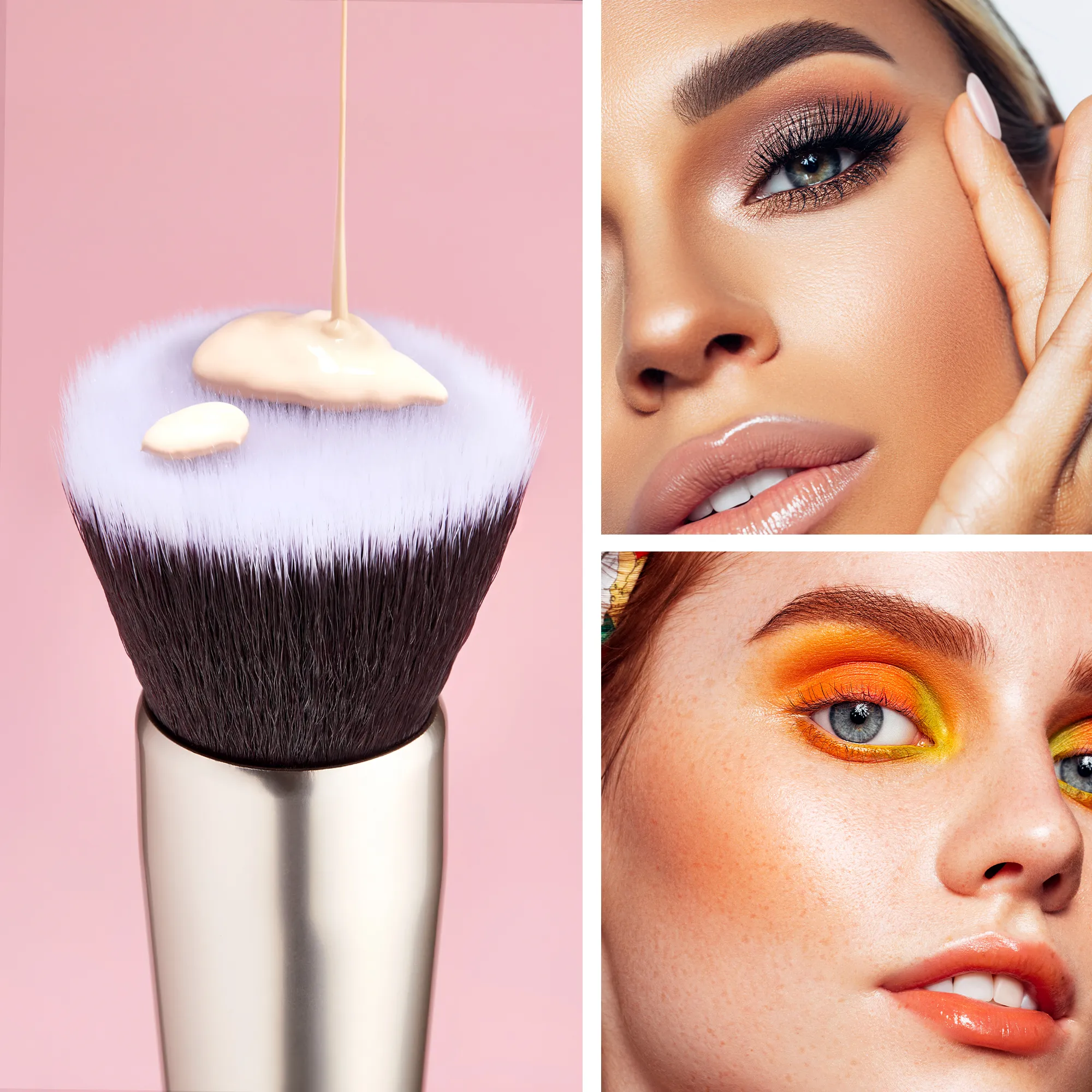 Jessup Makeup Brushes Set 15-25pcs Natural-Synthetic Foundation Powder Highlighter Eyeshadow Brush Pedzle do Makijazu T290