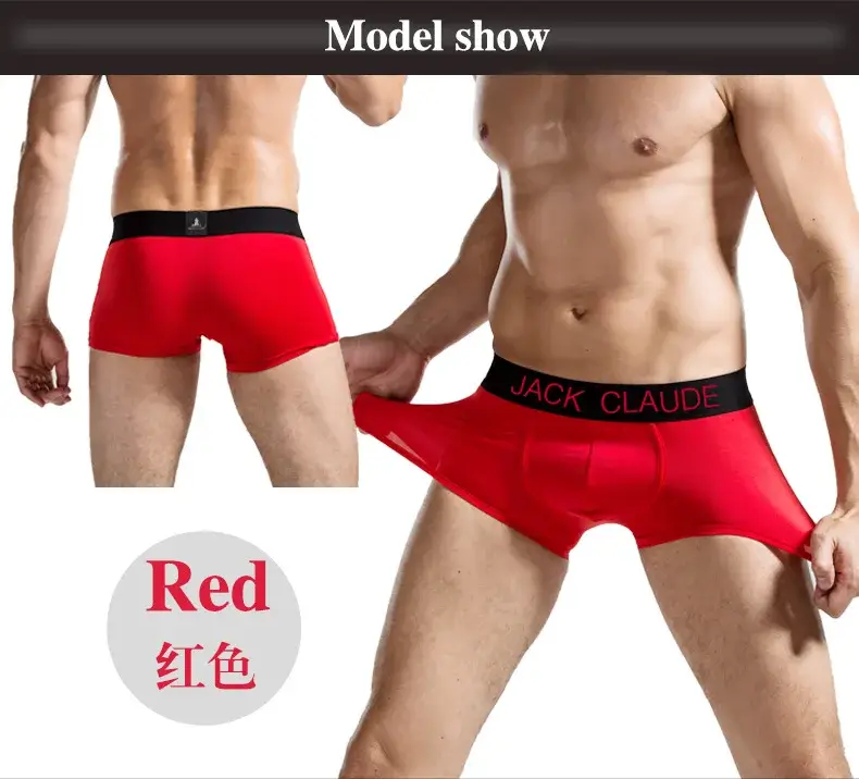 ذكر بوكسر داخلي رجالي الرجال مثير السروال للرجال ملخصات سراويل BoxerShorts لينة Cueca الملاكم الرجال bokserki calzoncillos