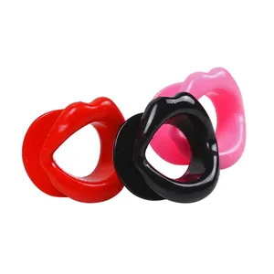 Opening Mondknevel Seksspeeltjes Erotisch Mute Sexy Lip Bdsm Orale Fantasie Gag Bondage Hoofdsteunen Fetish Slave Gereedschap Volwassen Speelgoed voor Paar