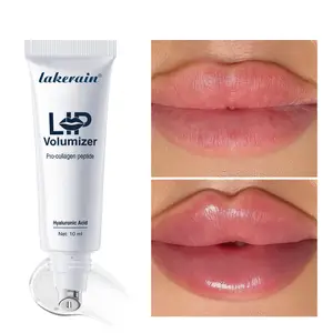 Lakerain ácido hialurônico instantâneo labial plumping óleo labial redução de linha labial essência brilho labial hidratante feminino matiz labial