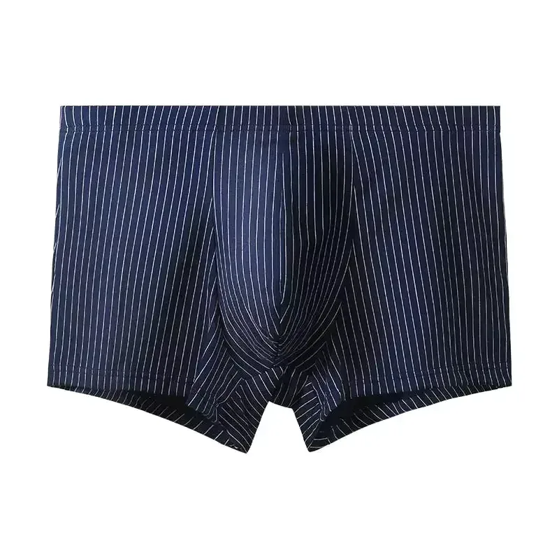 Roupa íntima masculina de algodão puro. Shorts boxer de algodão masculino de estilo simples, estilo fino para o verão, adequado para esportes masculinos, conforto